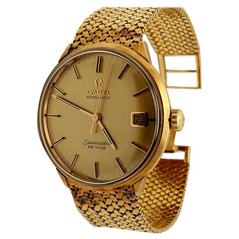 omega gold watch price list|gold omega watches for sale.